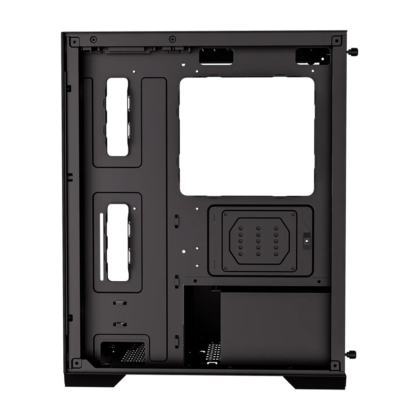 Gabinete Kronos Diamond Black mATX, Vidrio Templado, USB 3.0 4