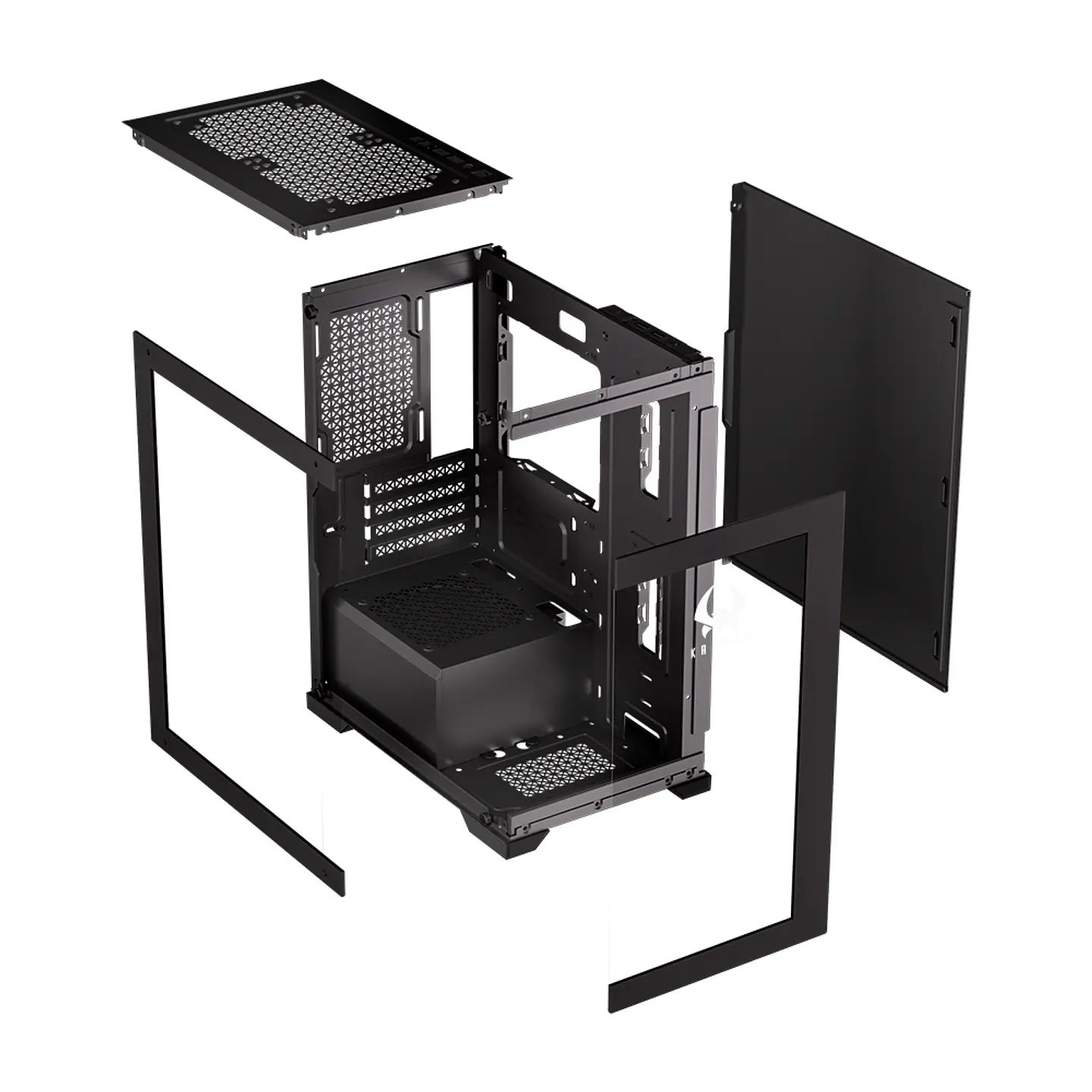 Gabinete Kronos Diamond Black mATX, Vidrio Templado, USB 3.0 5