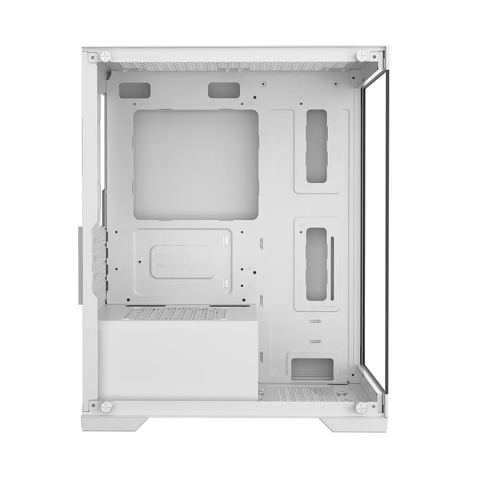 Gabinete Kronos Diamond White mATX, Vidrio Templado, USB 3.0 7