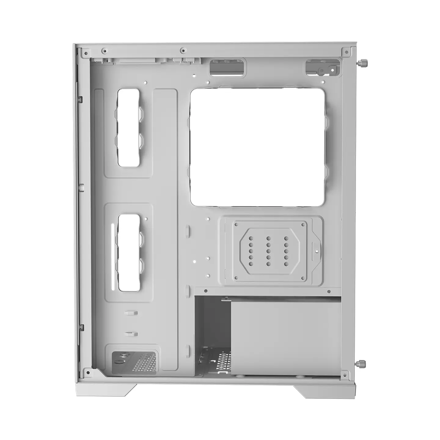 Gabinete Kronos Diamond White mATX, Vidrio Templado, USB 3.0 8