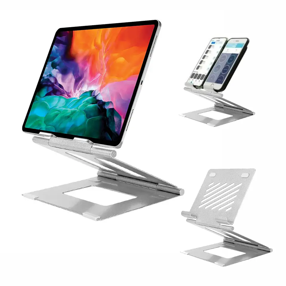 Soporte Base Aluminio Para Mac Macbook Notebook Tablet iPad 5