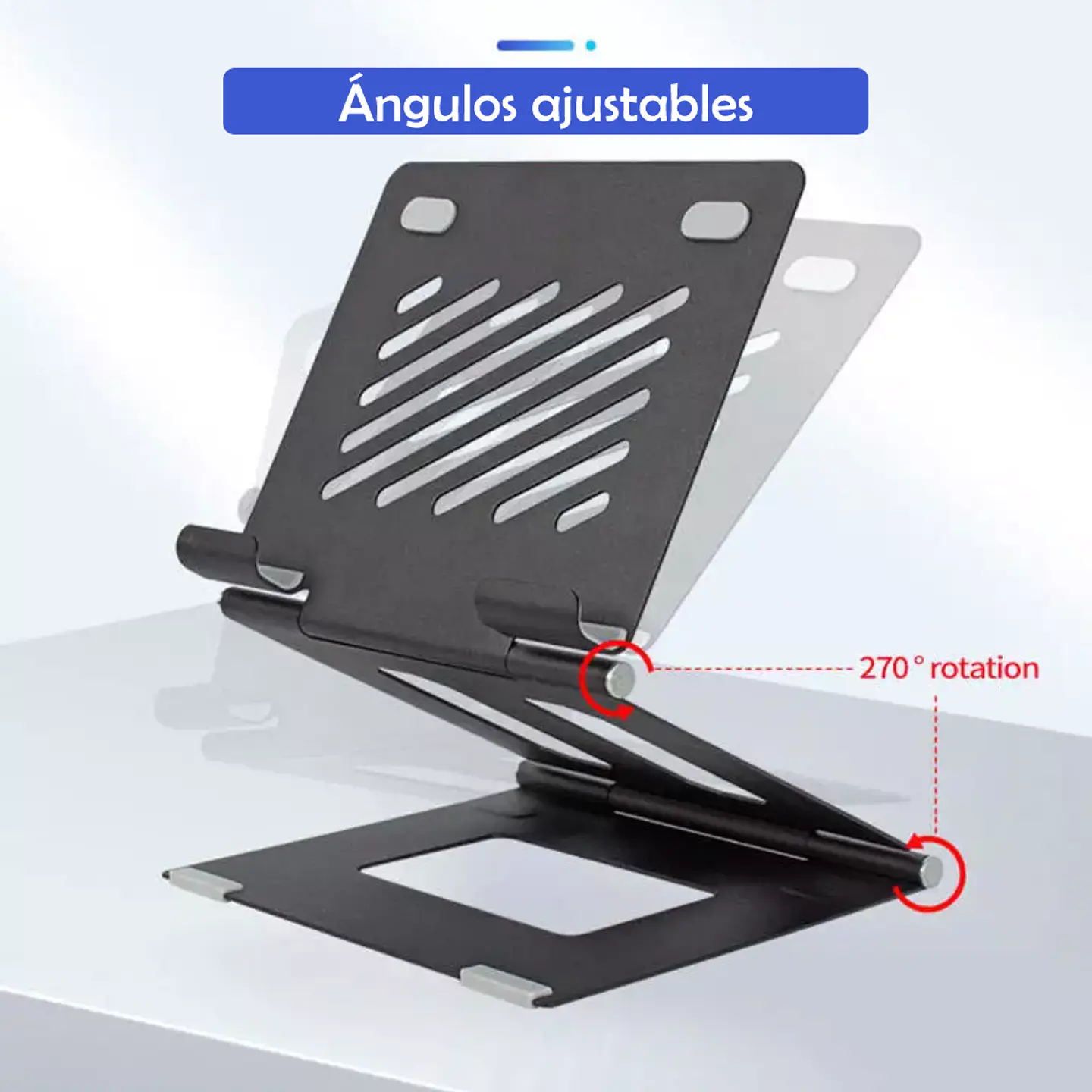 Soporte Base Aluminio Para Mac Macbook Notebook Tablet iPad 8