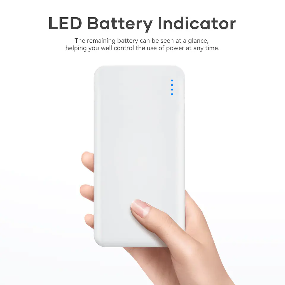 Batería Cargador Portátil Tecnolab 20.000 Mah, Carga Rápida 11
