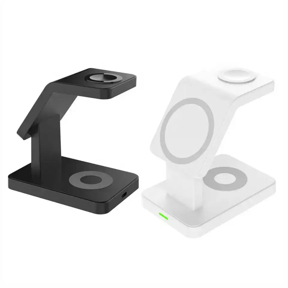 Estación Carga Rápida Para 3 En 1 iPhone, Apple Watch, AirPods con Magsafe 12