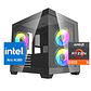 PC Gamer Arctic Essential: Ryzen 5500, SSD M.2, RAM 16/32GB, Intel ARC A380 6GB - Miniatura 1