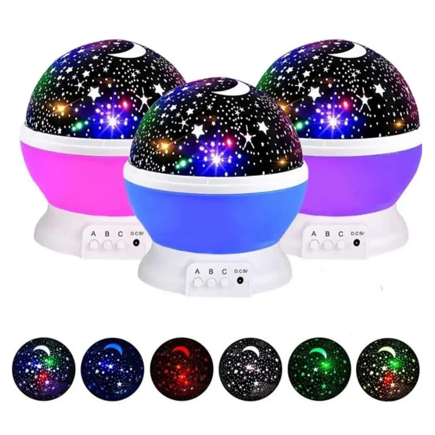 Lámpara de proyección de estrella del cielo, espanta cuco 1