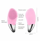 Cepillo Limpiador Facial Sónico de Silicona Recargable Exfoliación - Miniatura 2
