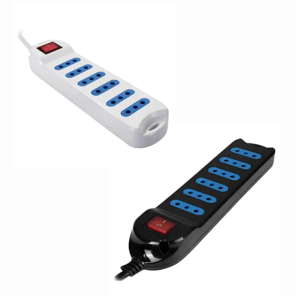 Extensión, alargador de corriente 6 posiciones - 5 mts 1
