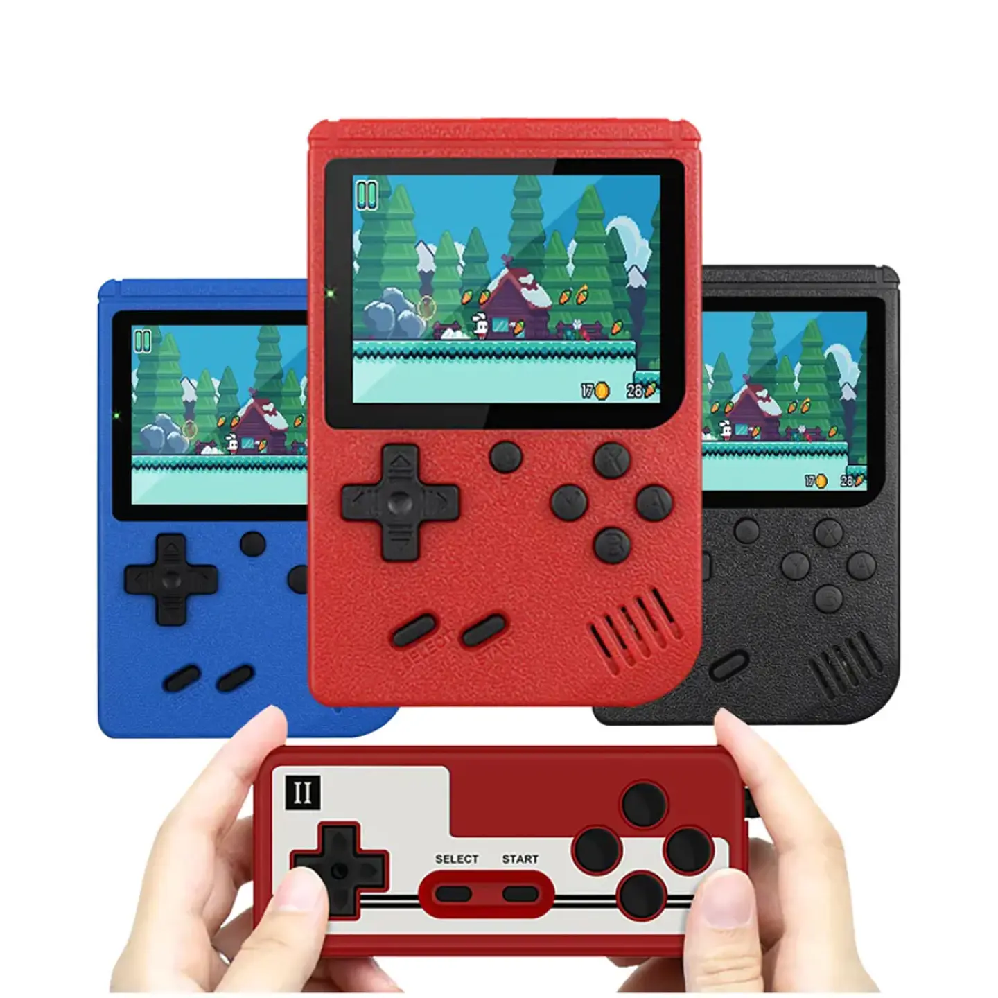 Mini Consola Portatil con 600 Juegos Retro, mando extra y conexión a TV 1