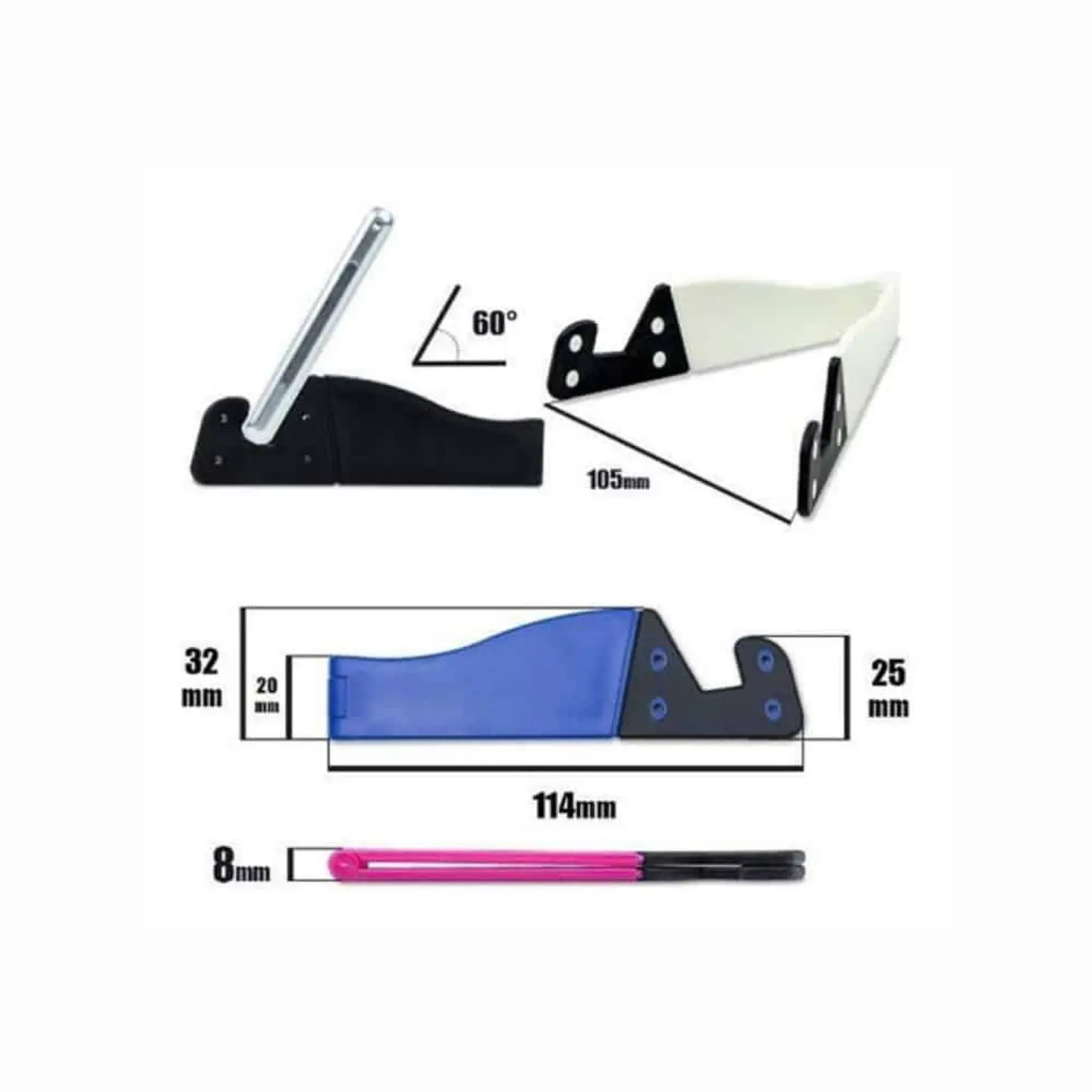 Soporte portátil de escritorio mesa plegable para celular y tablets 3