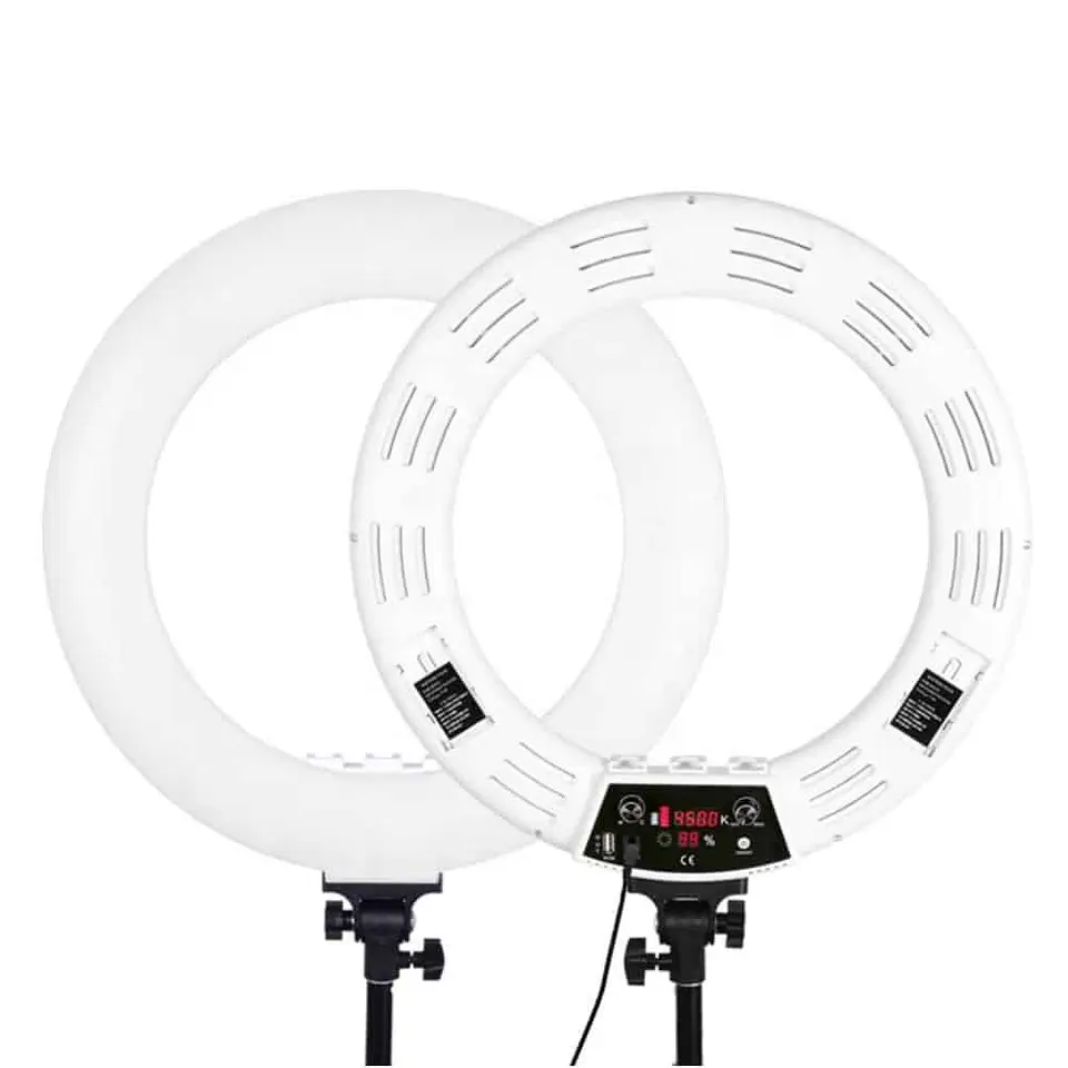 Súper Aro Profesional 46cm + trípode con pantalla LCD 6