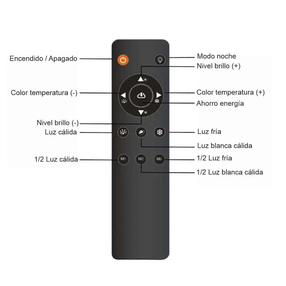 Súper Aro Profesional Bicolor 46cm + control + trípode 6