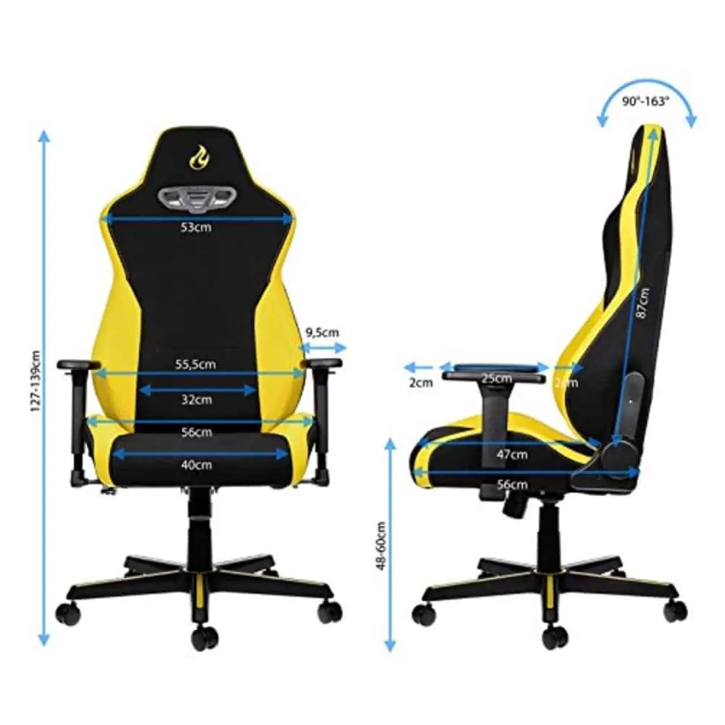 Silla de escritorio Nitro Concepts S300 Gamer - colores 4