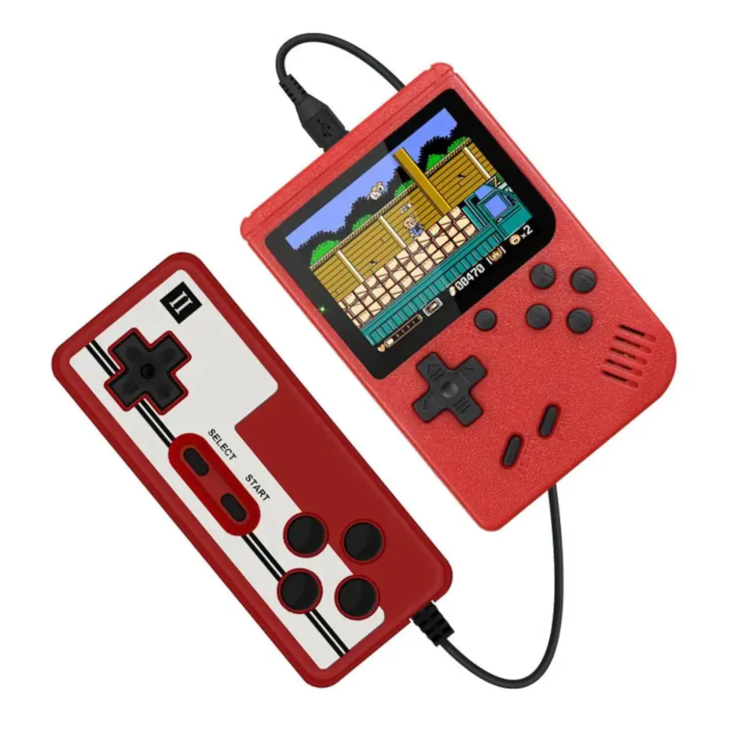 Mini Consola Portatil con 600 Juegos Retro, mando extra y conexión a TV 3