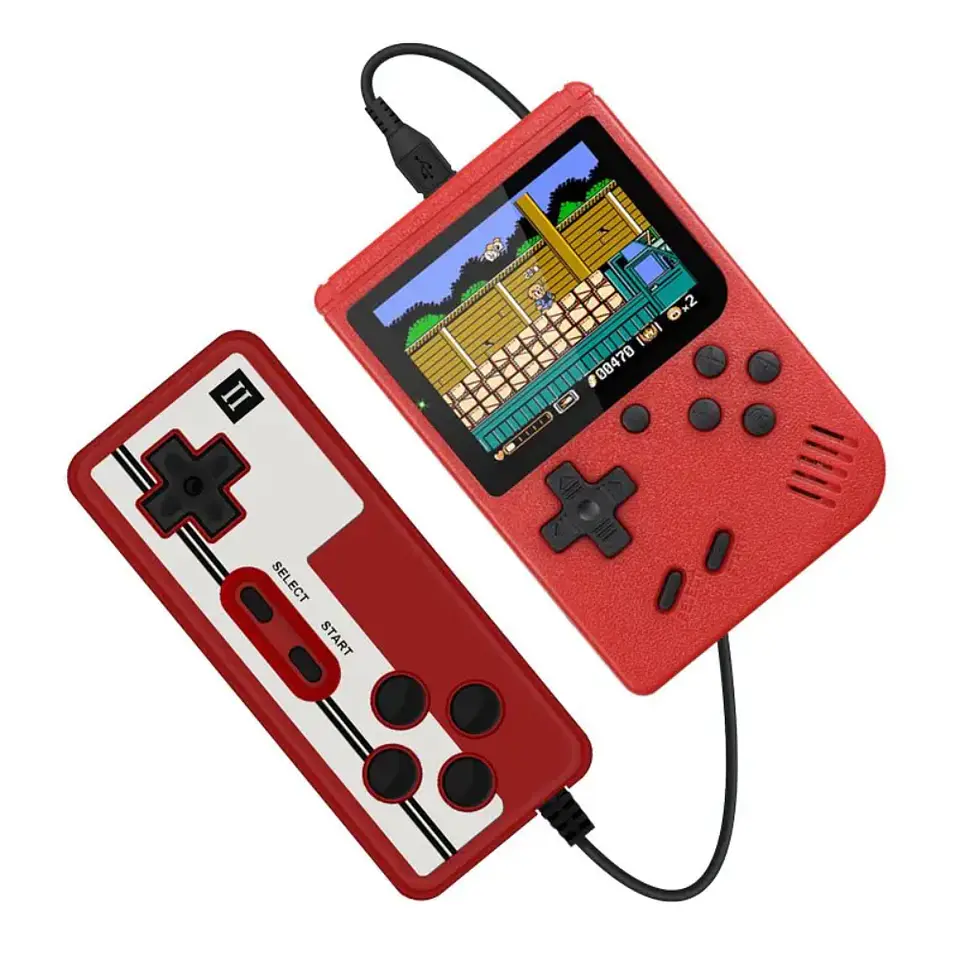 Mini Consola Portatil con 600 Juegos Retro, mando extra y conexión a TV 3