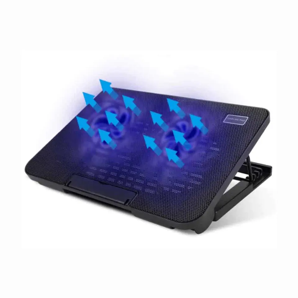 Cooler para notebook con 2 ventiladores y 5 niveles - N99 10