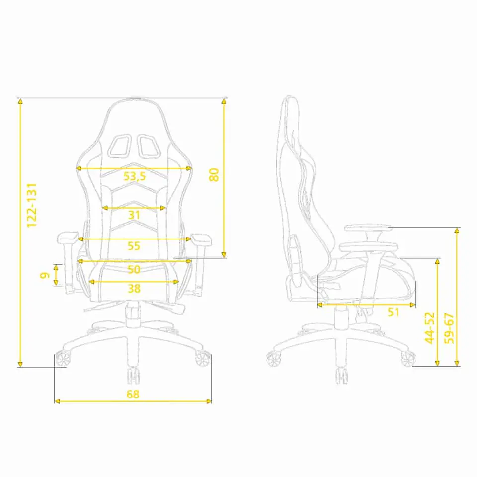 Silla de escritorio Kronos Hunter Light Gamer Profesional 14