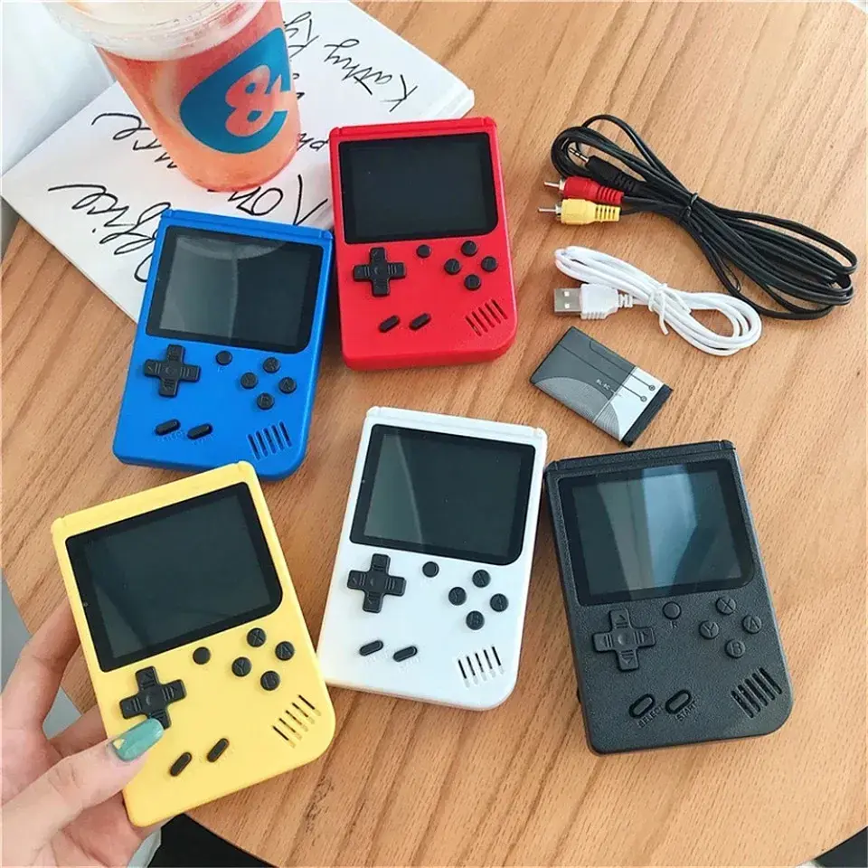 Mini Consola Portatil con 600 Juegos Retro, mando extra y conexión a TV 10