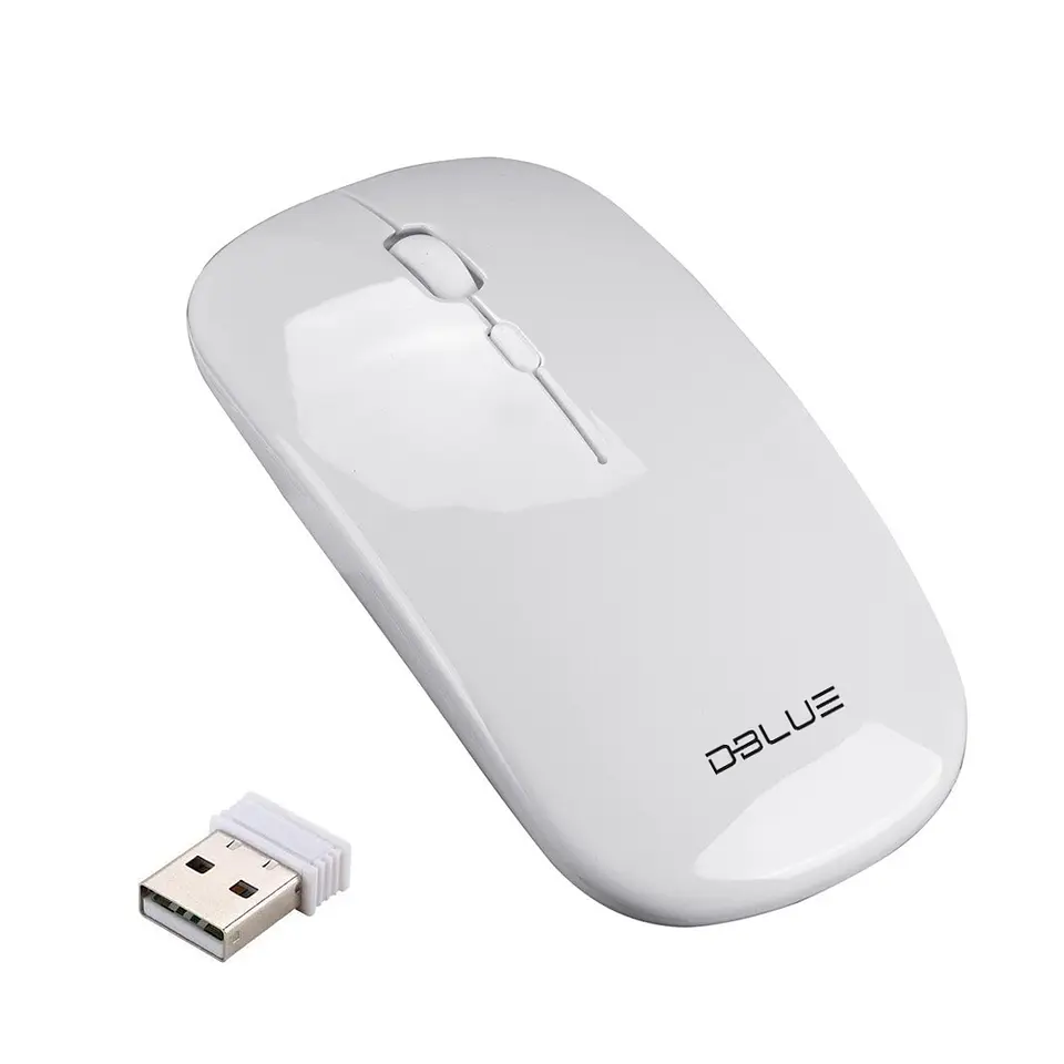 Mouse Inalámbrico Óptico Ergonómico 4D 2.4 GHZ 1000 DPI - USB  1