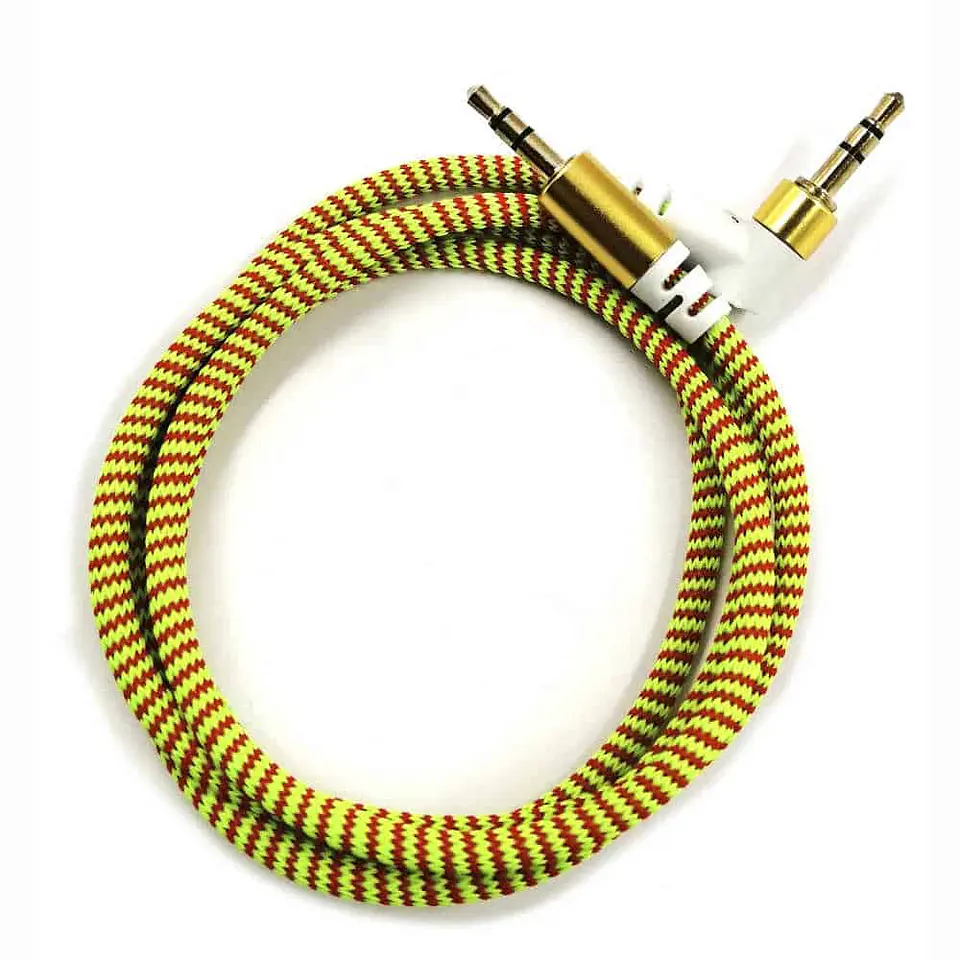 Cable Dblue auxiliar, 3.5mm a 3.5mm, plug a plug, 1m 3