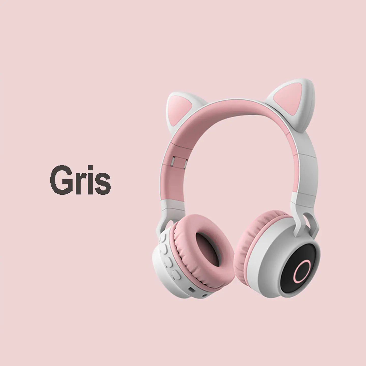 Audífonos inalámbricos Cat Ear - BT028, RGB, micrófono 4