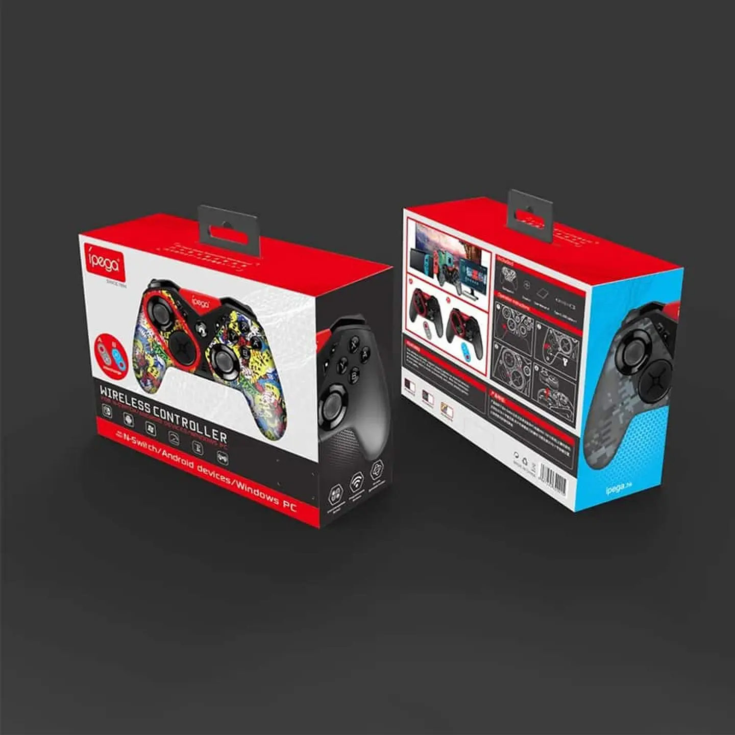 Joystick Control Inalámbrico Ipega  PG-SW001 para N-Switch, Android, PC 10
