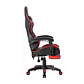 Silla de escritorio ergonómica Griffin Gamer con reposa pies y alfombra - Miniatura 12