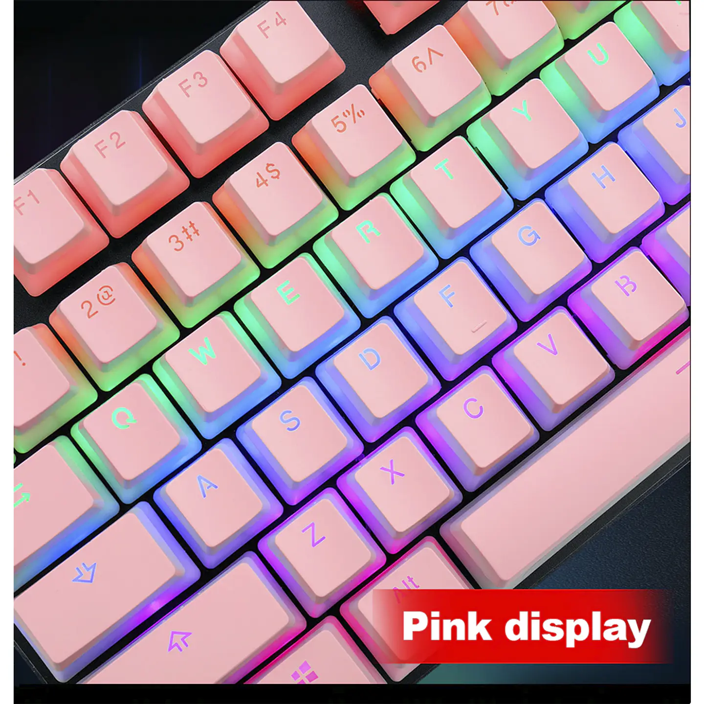 Set Keycaps Redragon Scarab Teclas de Cristal - 130W SP 6