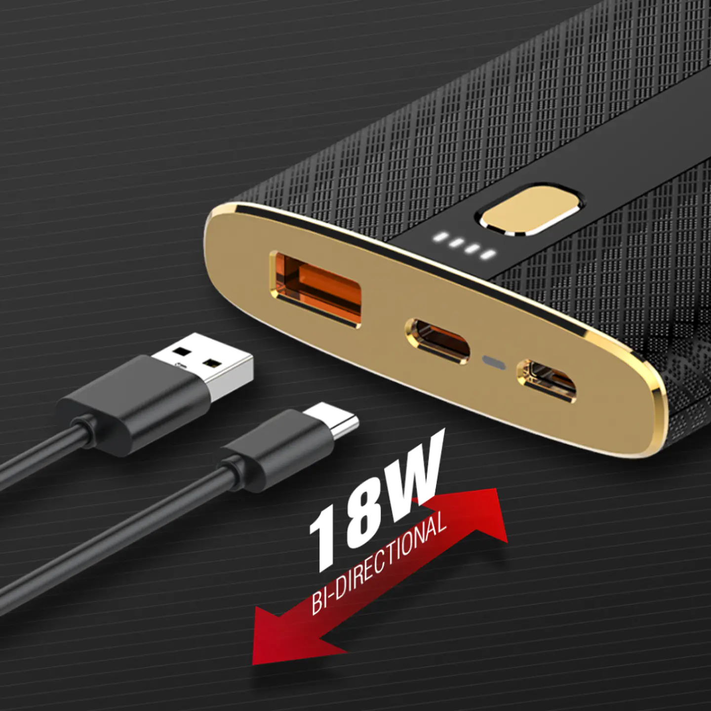 Cargador Portátil LDNIO PQ1010 (10.000mAh + QC3.0 carga rápida) 10