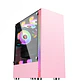 Gabinete Gamer Rose Pink (ATX, Vidrio Templado, USB 3.0, RGB) - Miniatura 1