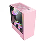 Gabinete Gamer Rose Pink (ATX, Vidrio Templado, USB 3.0, RGB) - Miniatura 2