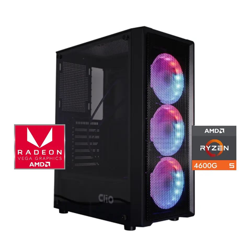 PC Gamer Dreamfyre 4: Ryzen 5 4600G, SSD M.2, RAM 16GB (3200MHz, D-Channel) 1