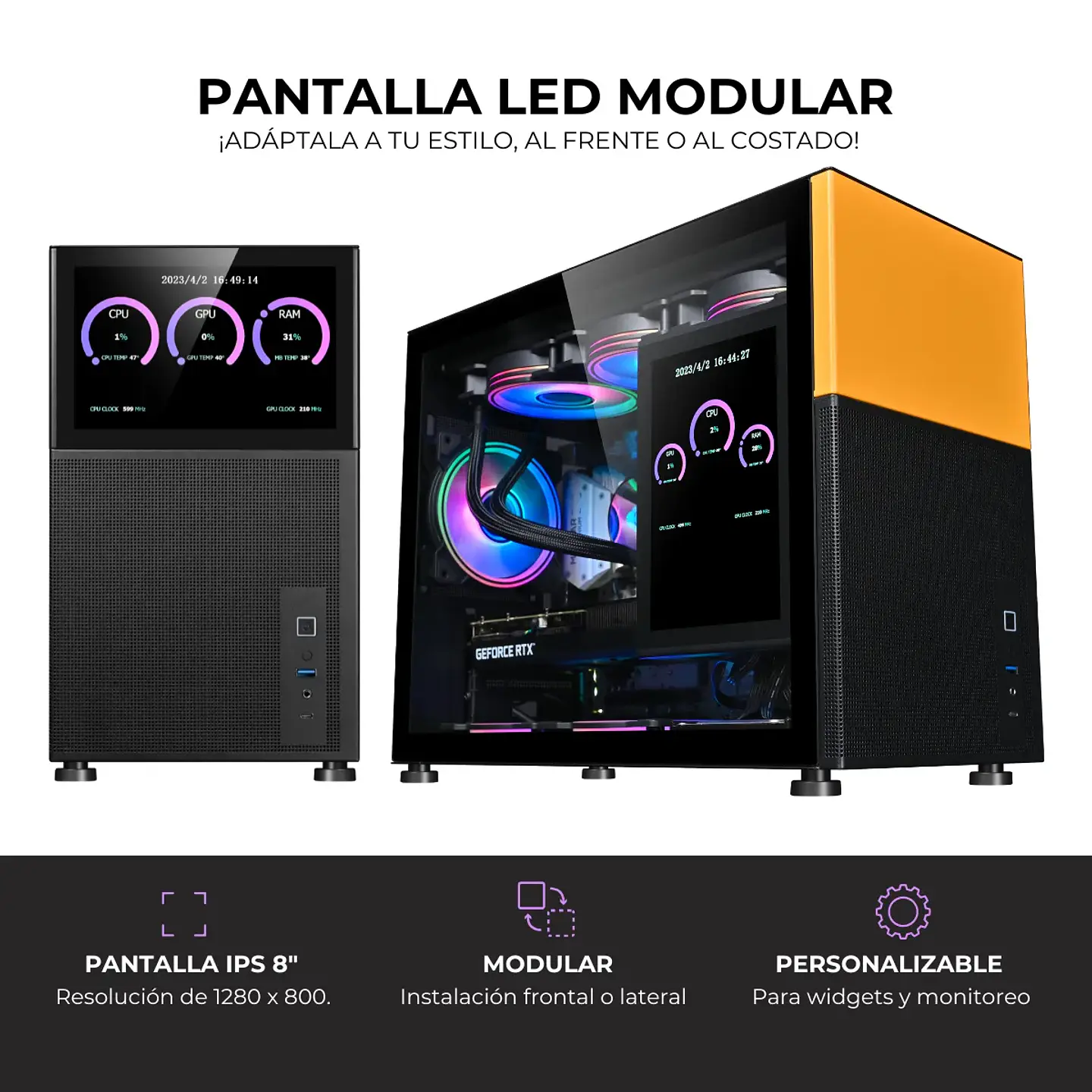 Pc Gamer Fénix Plus: Ryzen 7 5800XT, 32GB Ram, m.2, RTX 4060 Ti 5