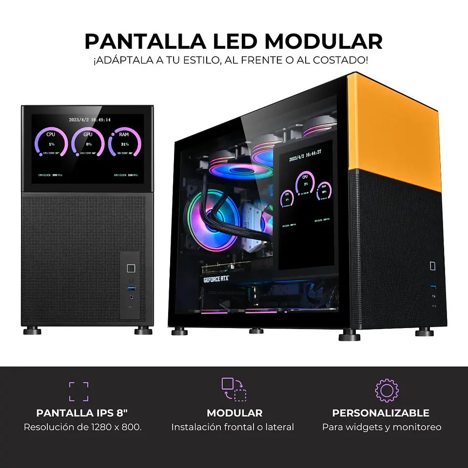 Pc Gamer Fénix Plus: Ryzen 7 5800XT, 32GB Ram, m.2, RTX 4060 Ti 5