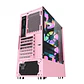 Gabinete Gamer Rose Pink (ATX, Vidrio Templado, USB 3.0, RGB) - Miniatura 8