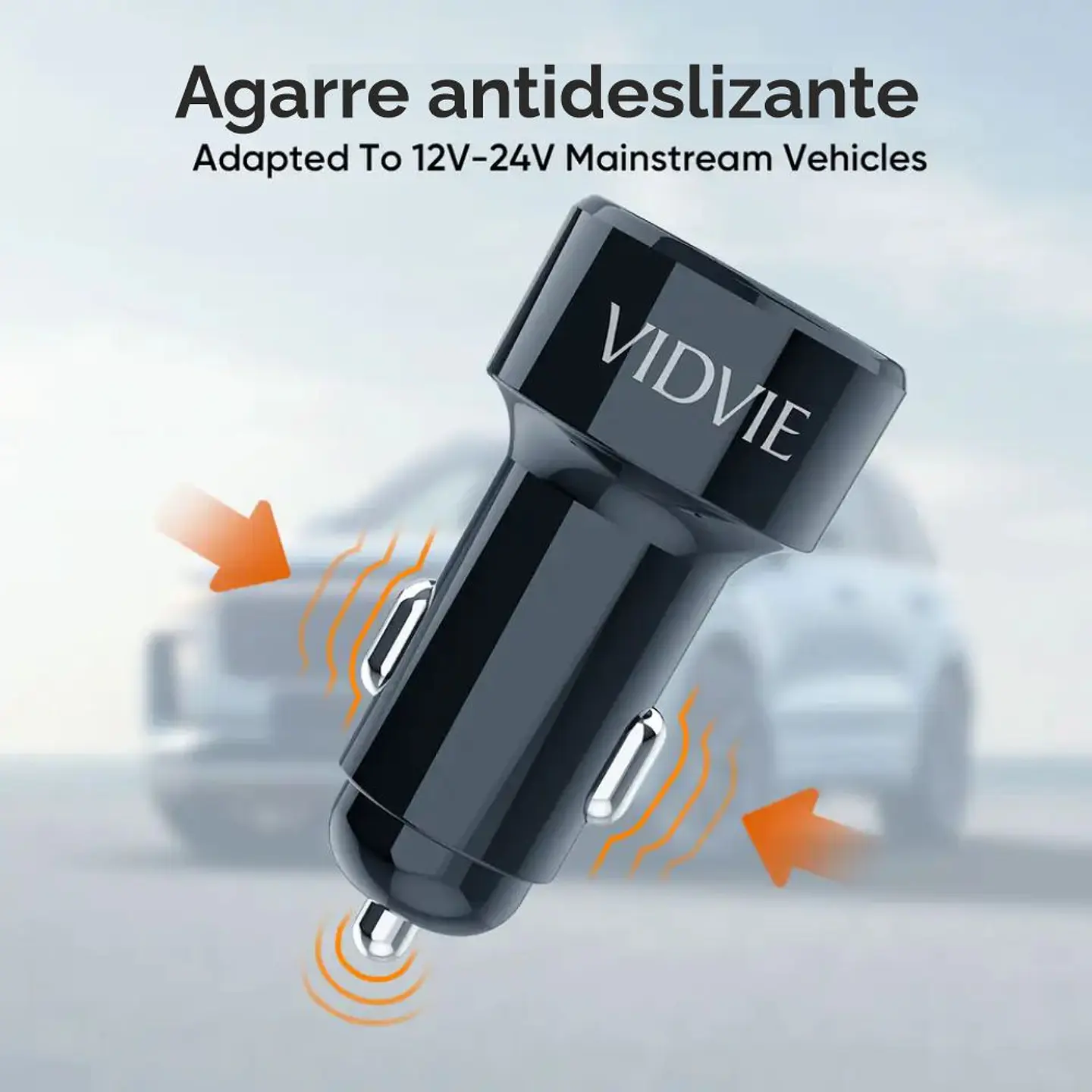 Cargador carga rápida para auto, entrada Usb Y Tipo C, Qualcomm 3.0, 20W 4