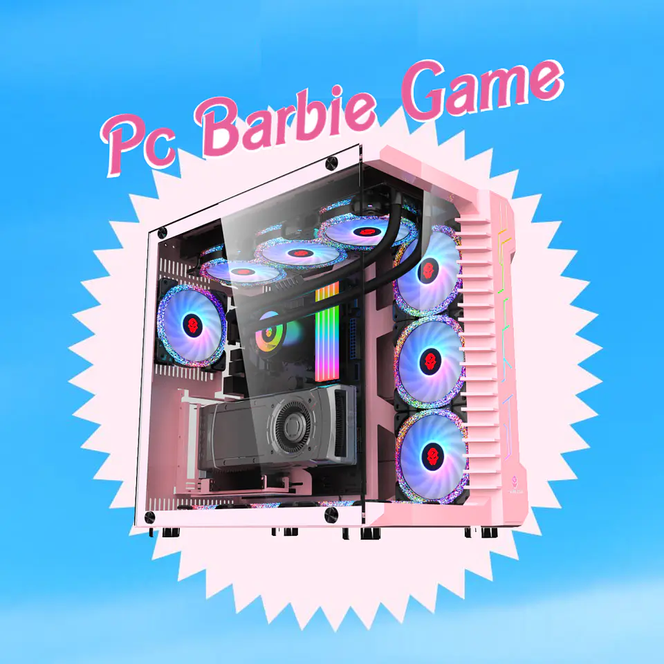 Pc Barbie Game: Intel o Ryzen a elección, SSD m.2 1TB gen4, RAM ddr5 32gb 1