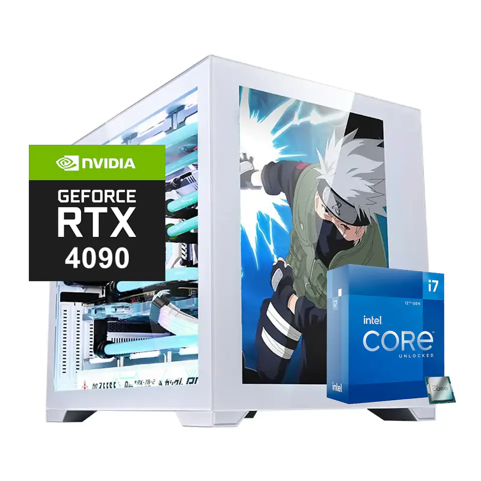 Pc Gamer Atlantis: Intel Core i7 o AMD Ryzen 7, 1TB, RAM 32gb, RTX 4090 24GB, gabinete con LCD 3