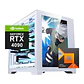 Pc Gamer Atlantis: Intel Core i7 o AMD Ryzen 7, 1TB, RAM 32gb, RTX 4090 24GB, gabinete con LCD - Miniatura 4