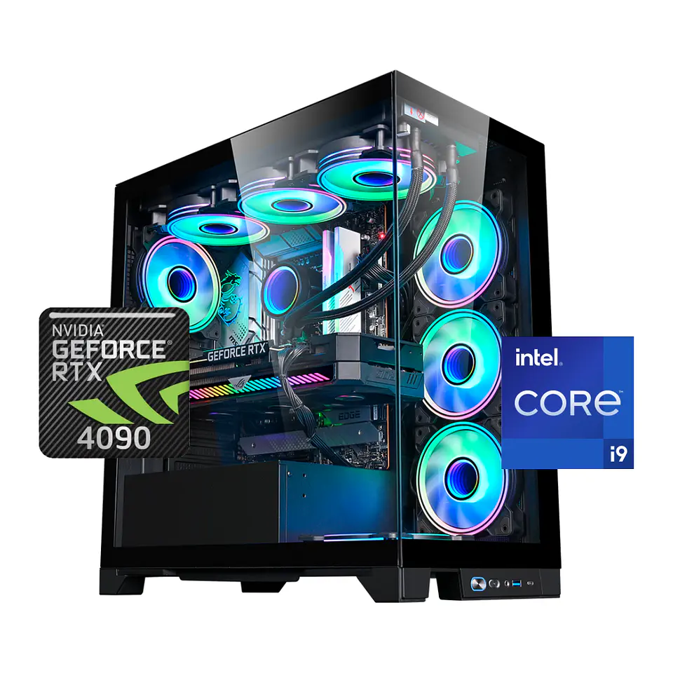 Pc Gamer Maxus Pro: Intel i9-13900KF, 64GB Ram, SSD m.2 1TB Gen4, RTX 4090 OC 24gb 1