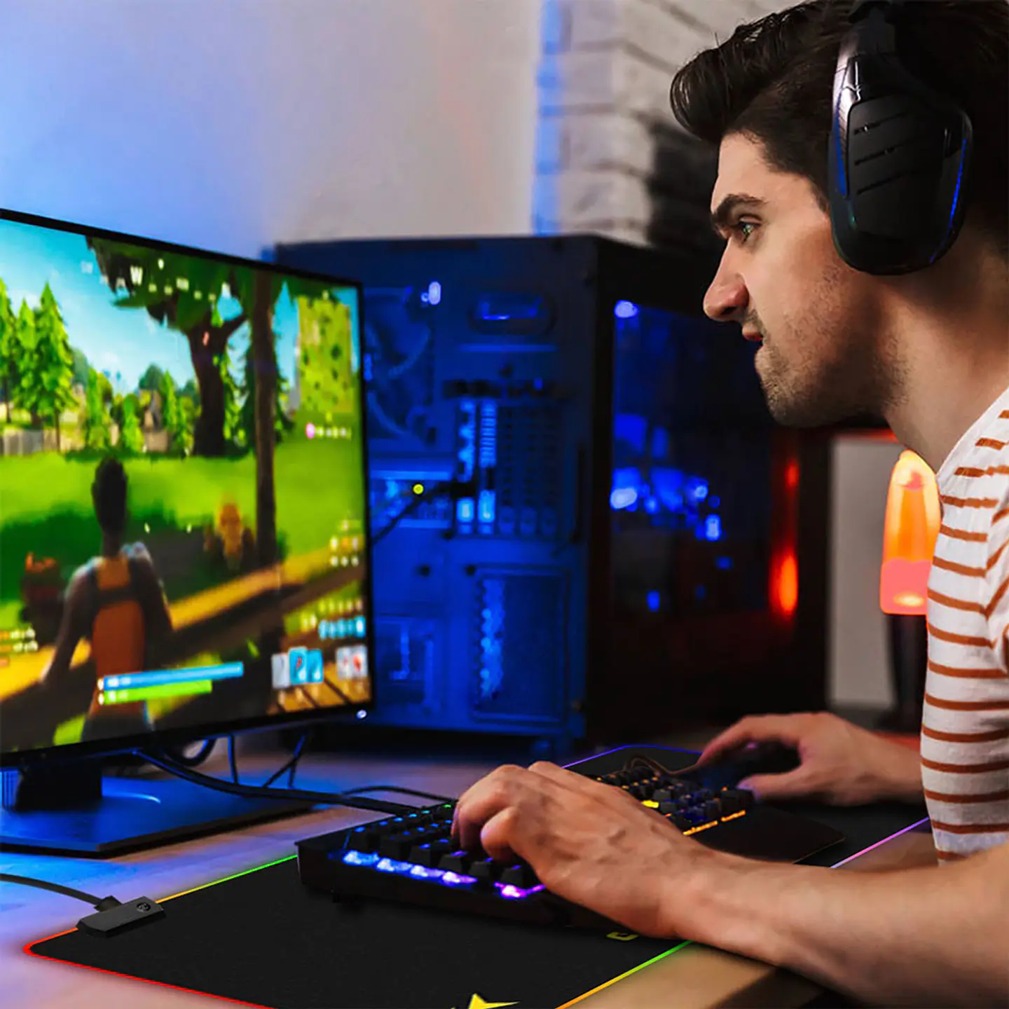 Pc Gamer Sonic Core: Intel Core i3-14100F, 32/16gb, M.2, RTX 5050 4