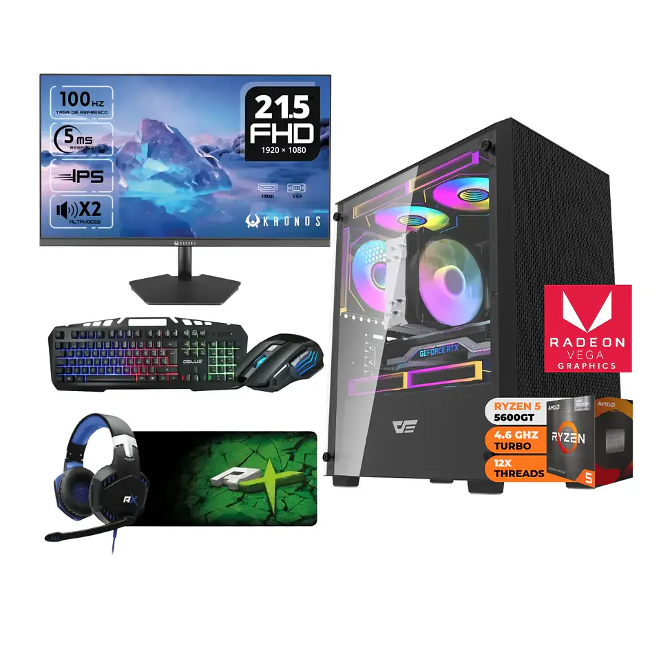 Pack All In One Dreamfyre: Pc Dreamfyre 5, Monitor y periféricos 1