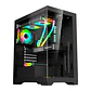 Gabinete Kronos Crystal Black RGB ATX, Vidrio Templado, USB 3.0 - Miniatura 1