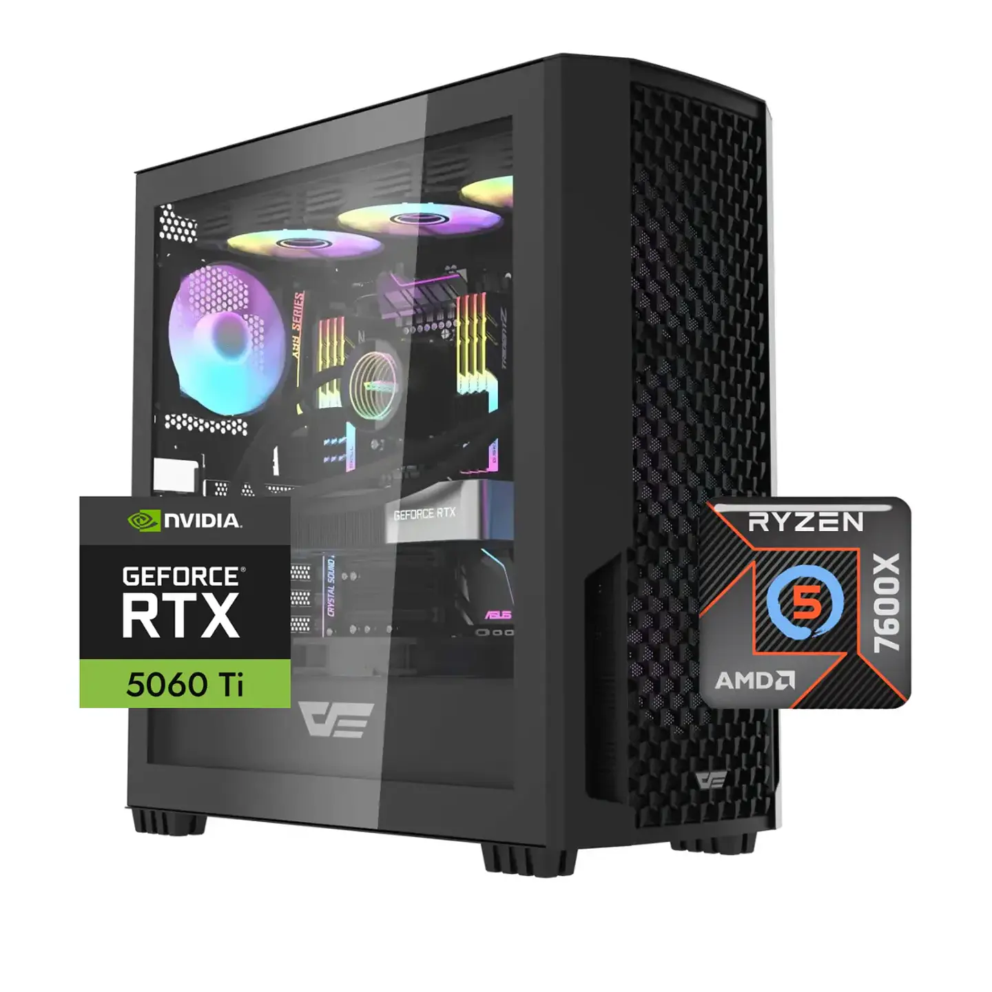 Pc Gamer Magmar Ultra: Ryzen 5 7600X, 16GB/32GB DDR5, RTX 5060 Ti 8G 1