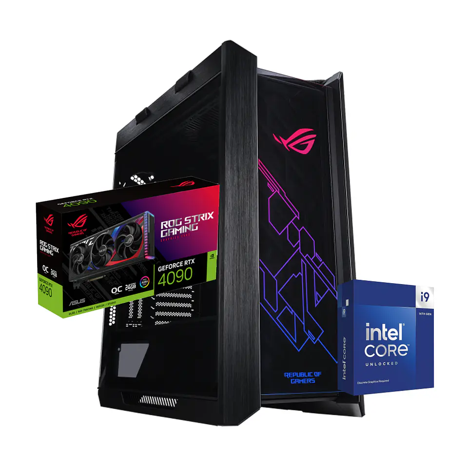 Pc Gamer Asus Strix: Intel Core i9 14900KF, 64GB DDR5 5600mhz, RTX 4090 24GB 1