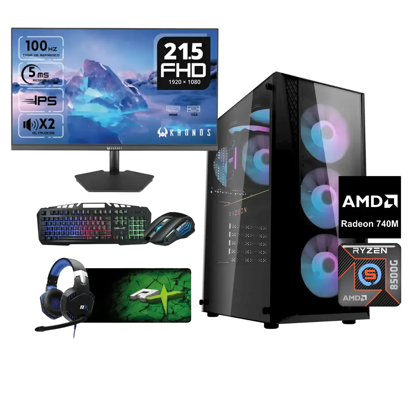 Pack All In One Titan 5: Pc Titan 5, Monitor y periféricos 1