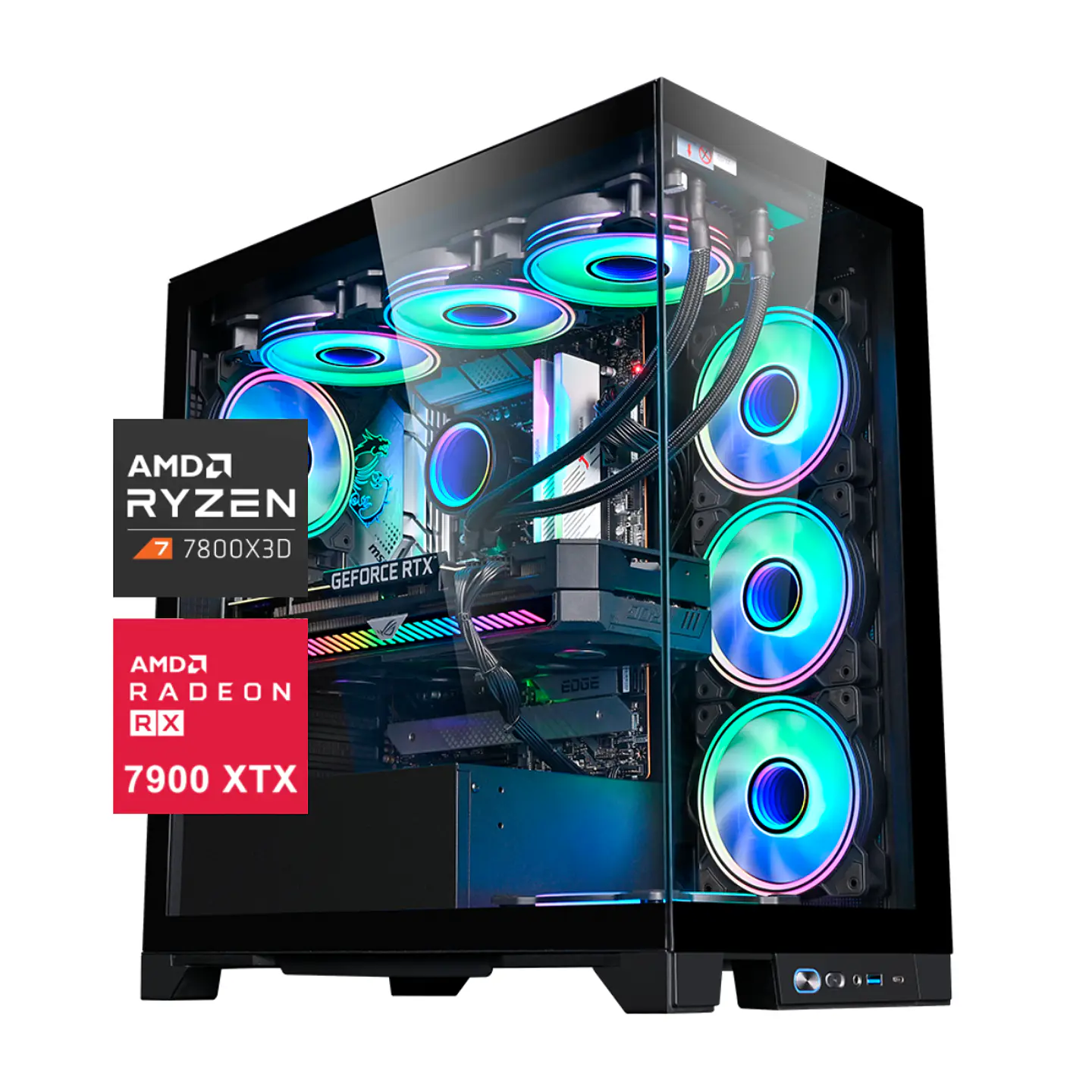 Pc Gamer Navi 7900XTX: Ryzen 7 7800X3D, 64GB Ram, SSD m.2 1TB Gen4, RX 7900XTX 24GB 1