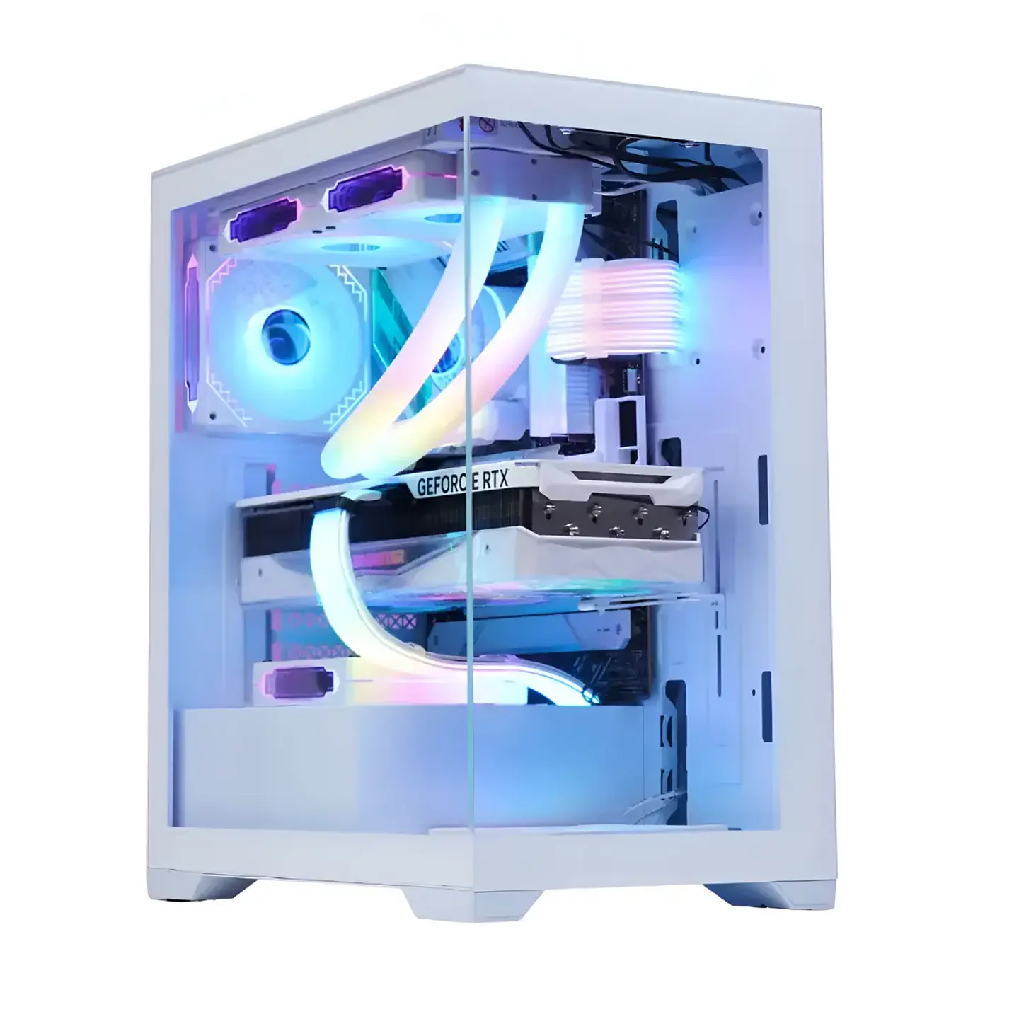 Pc Gamer Sonic Plus White: Intel Core i5-14400F, 16gb/32gb, M.2, RTX 5060 8GB 2