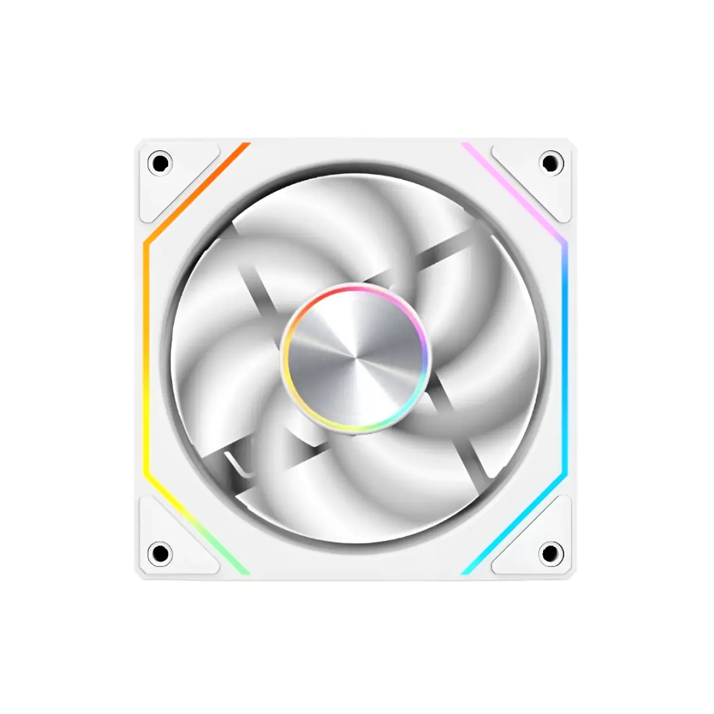 Kit Ventiladores Kronos Prism 8Pro ARGB 120mm 600/1500RPM WH 2