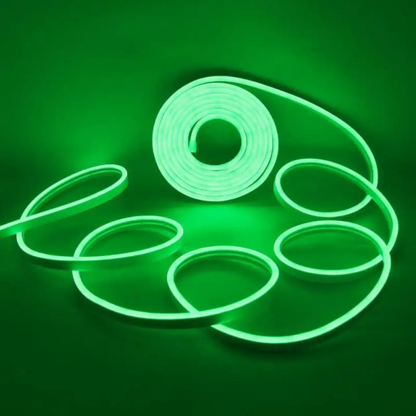 Tira de Luz Led Neon de 5 Metros, súper flexible, con Transformador 12v 4